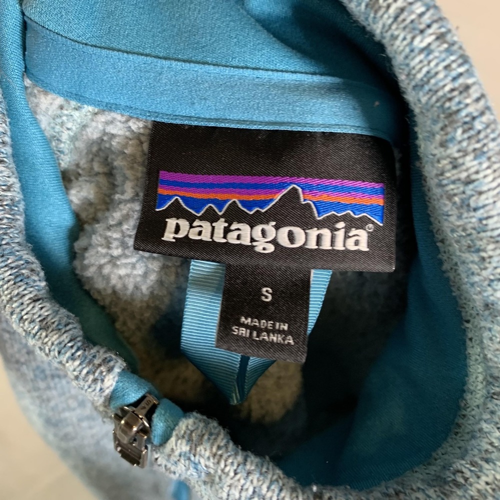 Patagonia Better Sweater Jacket Womens Small Blue Full Zip Fleece Hiking Ladies - Picture 6 of 9